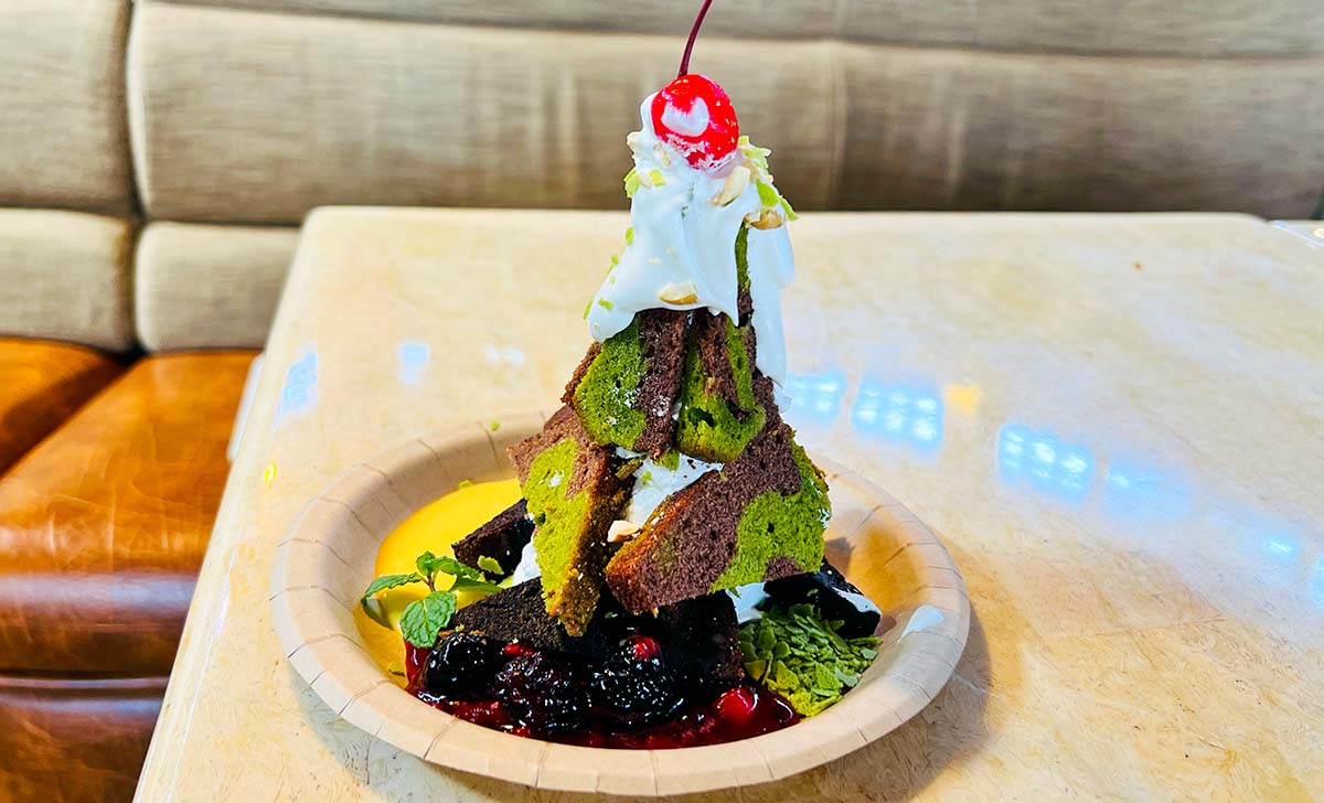 ◇ジャングル・クリスマスツリー・ケーキ ～ミックスベリー&バニラクリームソース～
