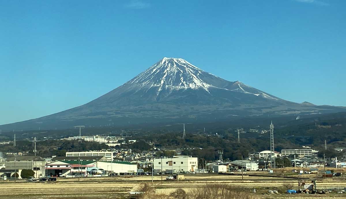 新幹線　富士山