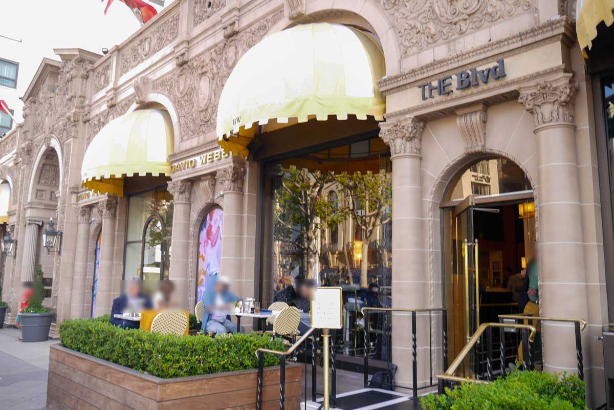 The Blvd ビバリーウィルシャー、フォーシーズンズホテル　カフェ