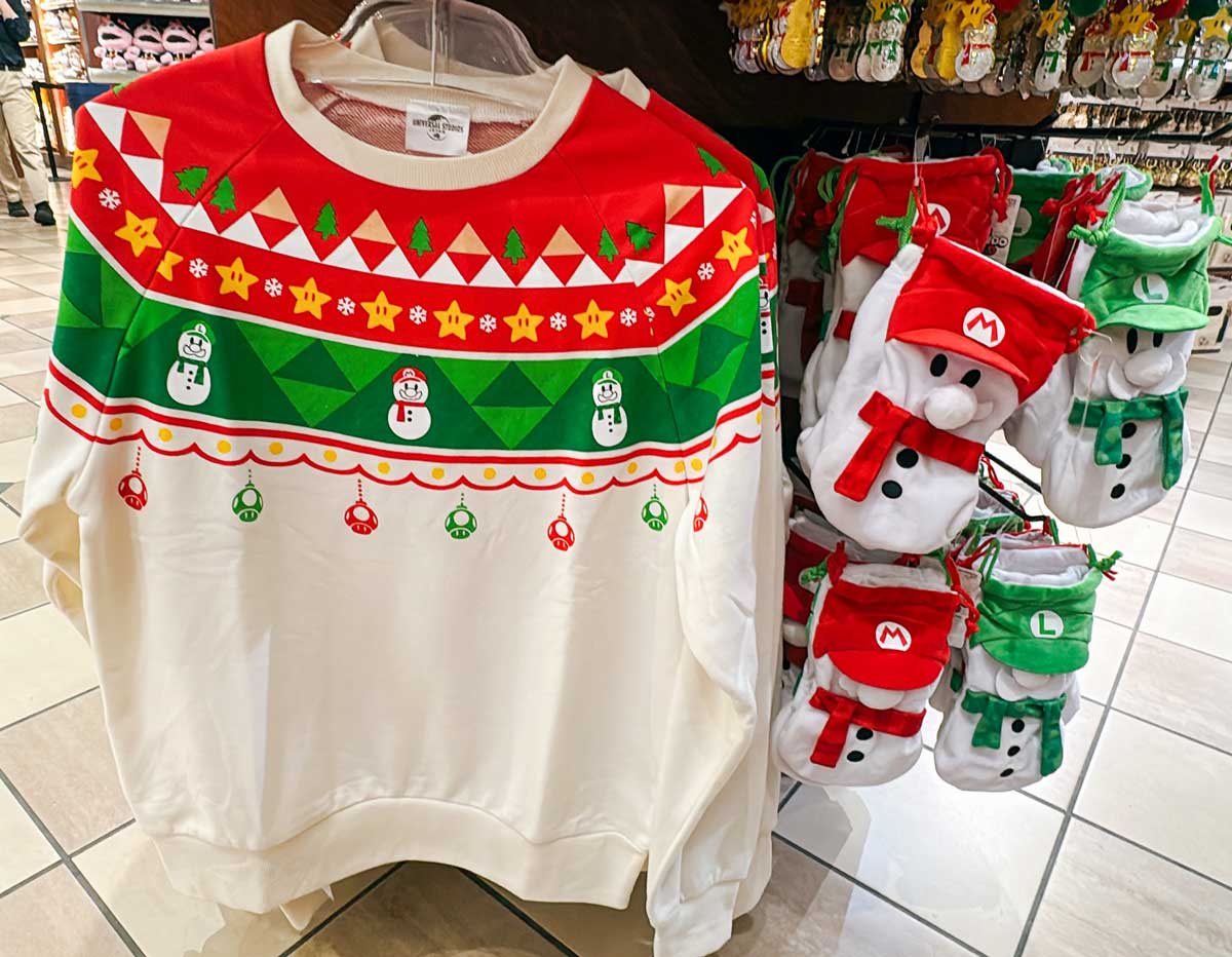 Mario Christmas Pullover