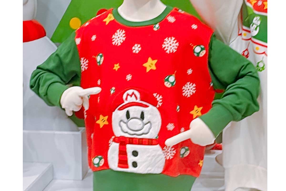 Mario Christmas Pullover Kids
