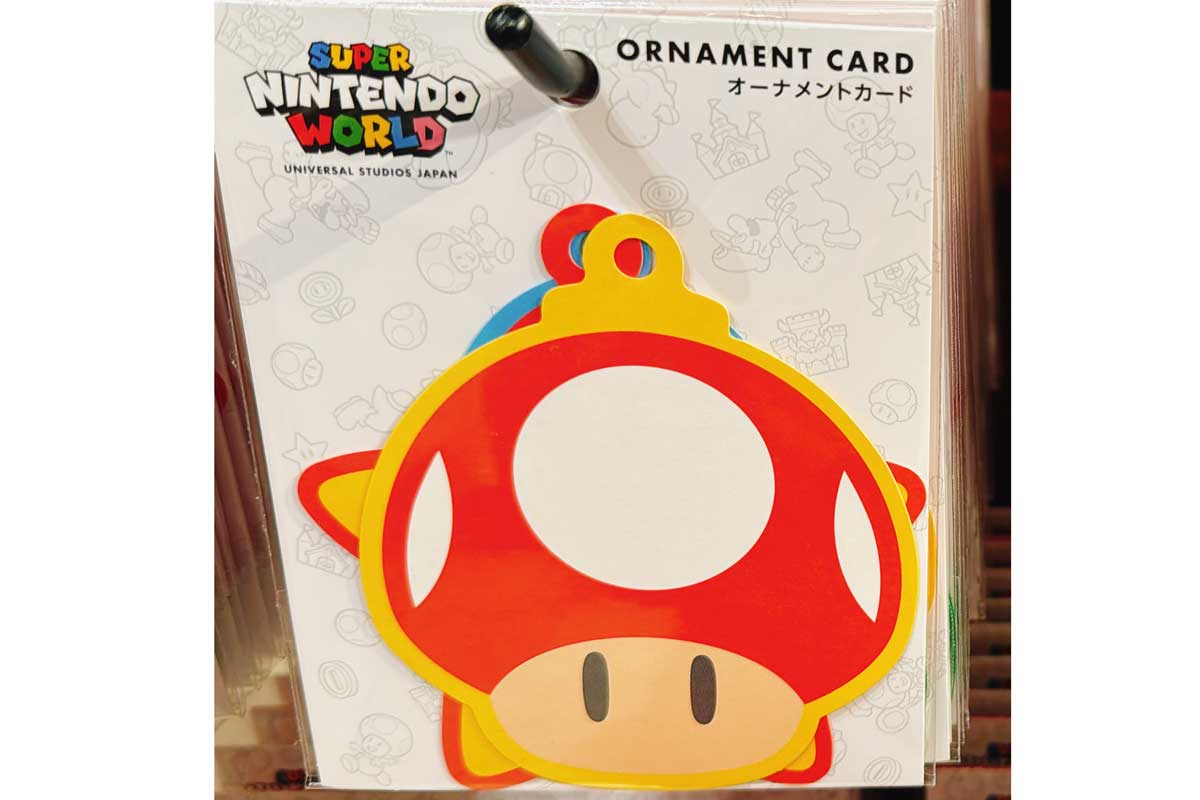 Mario Ornament Card