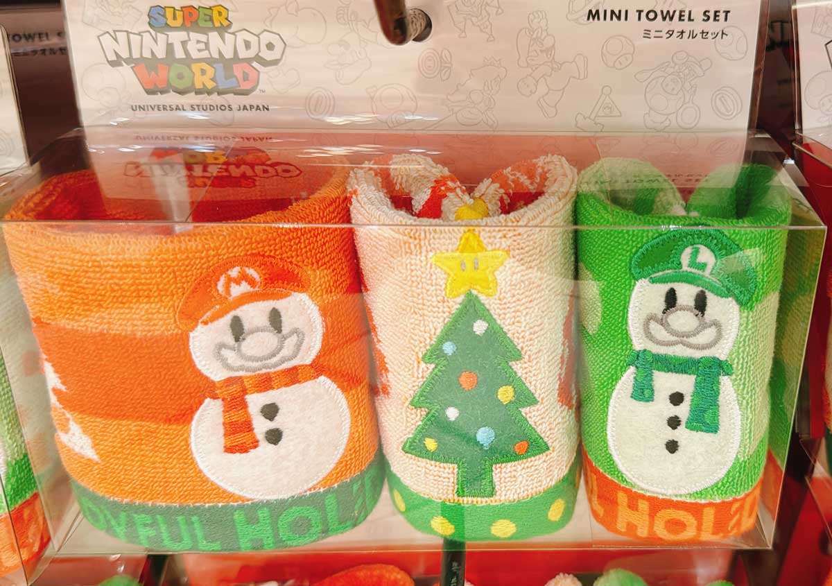 Mario・Luigi Mini Towel Set